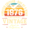 1976 Verjaardagscadeau Vintage 1976 Retro 1976