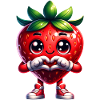 Strawberry Heart Hands