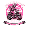 Biker Grandma Cartoon Illustration