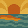 Sunset Flow – Retro Ocean Vibes