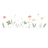 Wild and Untamed - Meadow Flowers Saying