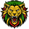Vibrant Lion Head Tattoo Style