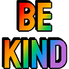 Sei freundlich Regenbogen Gay Pride