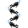 Diving Divers