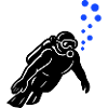 Diver Silhouette