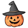 Funny pumpkin for Halloween
