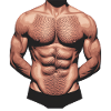 Muscular Men Upper Body