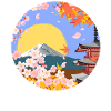 Japonais Asie Sakura Blossom