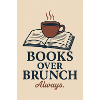 Coffee and books motif