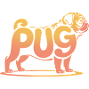 Pug - Cool Pet Dog Logo
