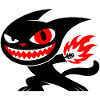 Creature on fire