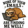 Sloth Enamel Office Funny