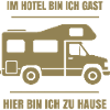 Cooler Dauercamper Spruch Wohnmobil Zuhause