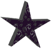sternenmuster goth, floral