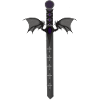 gothic schwert, dämonenflügel