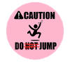 Sprungzeichen Jump Sign