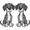 Great Dane Dog Comic