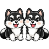Husky Dog Comic