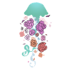 Méduse fleur