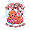 Octochill , süßes Oktopus Design