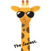 The coolest giraffe