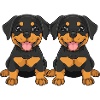 Rottweiler Dog Comic
