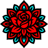 Rose Mandala Flower