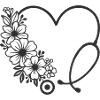 Floral Heart Stroller Design