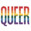 Queer - Cool queer Rainbow Logo