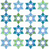 Star Scape Geometric Pattern