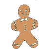 Gingerbread Man Christmas Design