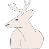 Minimalist Reindeer Illustration