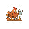Poule Jardinage Je Peux Pas