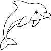 Minimalistic Dolphin