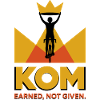 Radfahrer KOM Krone Logo Geschenk