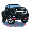 Black Pickup Ram