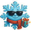 Coole Schneeflocke