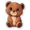 Oso lindo: idea de regalo para fanáticos del bosque y los animales