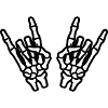 Hand Party Skeleton
