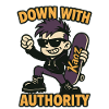Comic Skatepunk with Sunglasses
