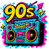 Boombox der 90er