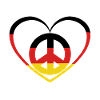 Germany Heart Peace German Peace