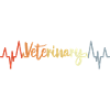 Retro Veterinary Heart Line