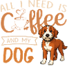 Coffee, dog and me