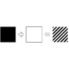 Noir + Blanc = Rayé – Oblique