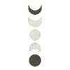 Moon Phases Marble Pattern
