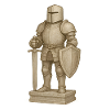 Ritterliche Samurai-Figur im Stone-Style