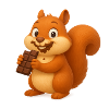 ecureuil et chocolat