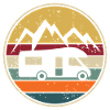 Wohnmobil Camping Retro Camper Wohnmobilfahrer