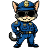 Polizei Katze